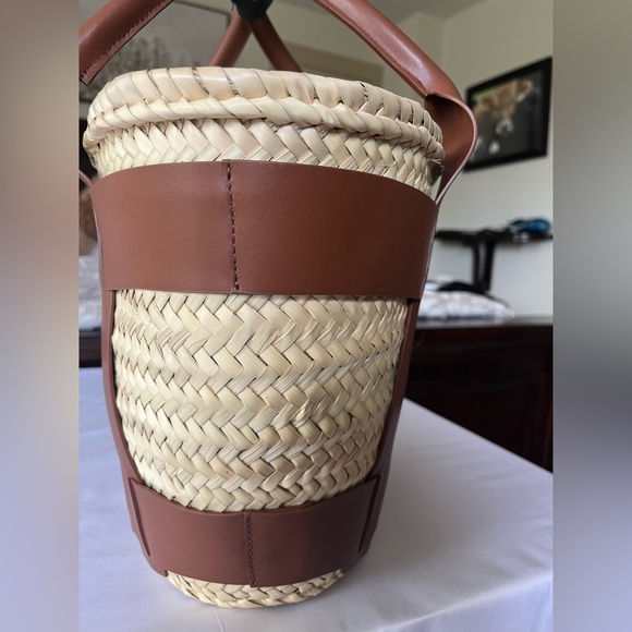 Demellier Santorini Natural Basket Tan Smooth - Picture 13 of 13